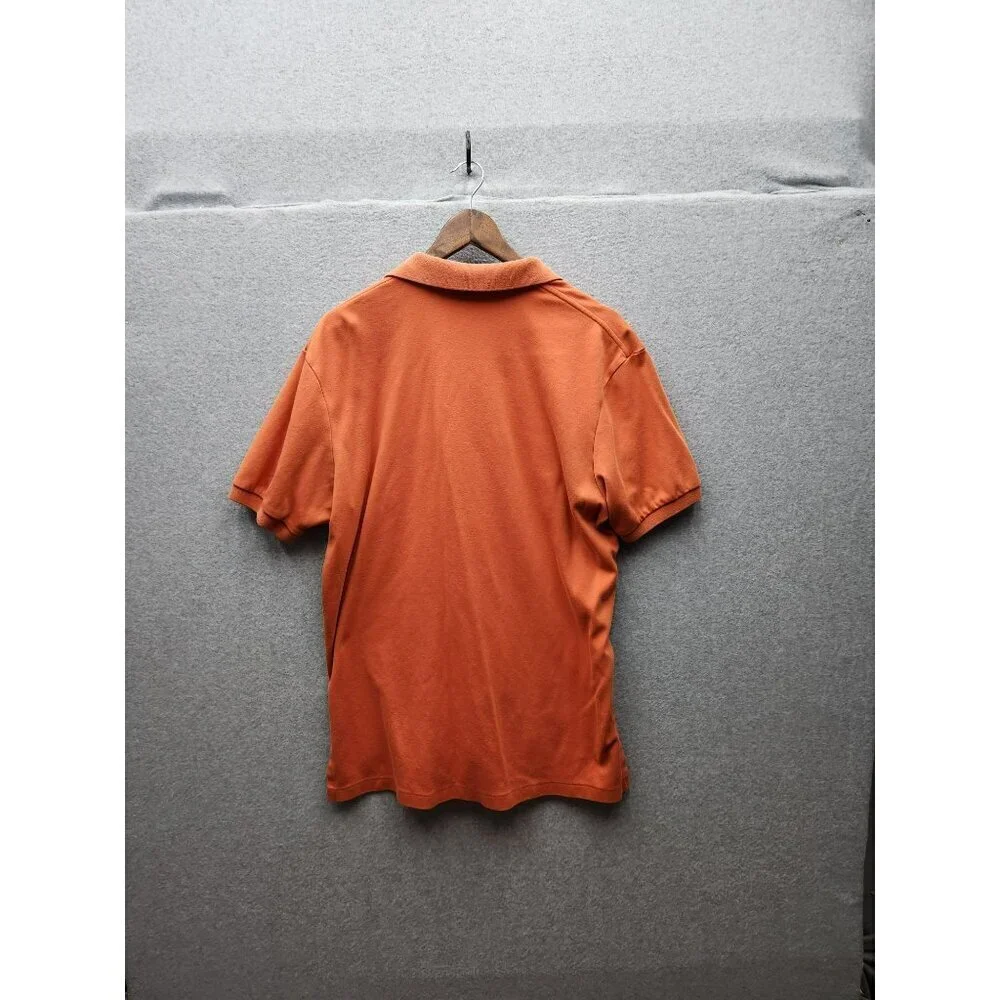 Polo Ralph Lauren Mens Orange Cotton Polo Shirt Size‎ L